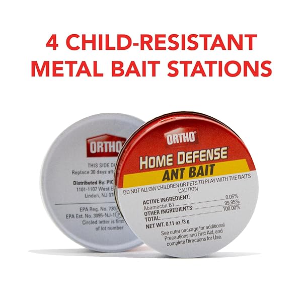 ORTHO HOME DEFENSE 4PK METAL OUTDOOR/INDOOR BAIT STATIONS