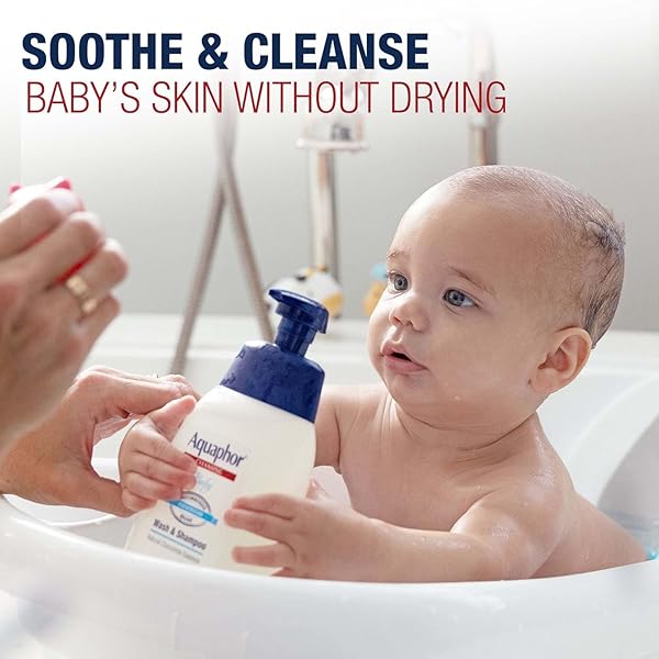 AQUAPHOR BABY WASH AND SHAMPOO – MILD, TEAR-FREE 2-IN-1 SOLUTION FOR BABY’S SENSITIVE SKIN – 16.9 FL. OZ. PUMP