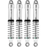 INJORA LS 59mm Aluminum Oil Shocks for TRX4M Upgrade, Silver
