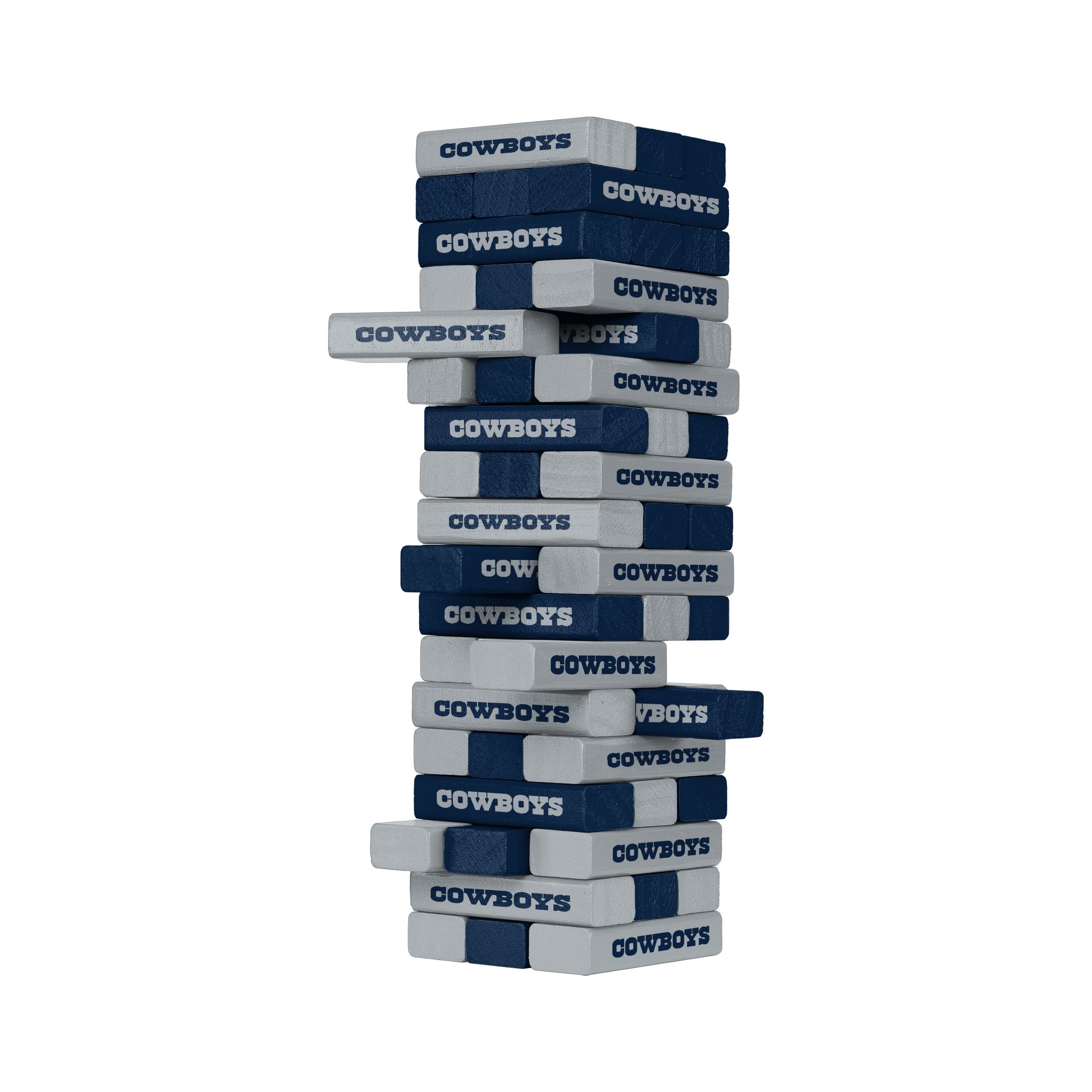 FOCO unisex adult NFL Team Logo Stackable Blocks Game, Team Color, 9 ...