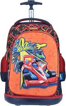 mochila con ruedas hot wheels