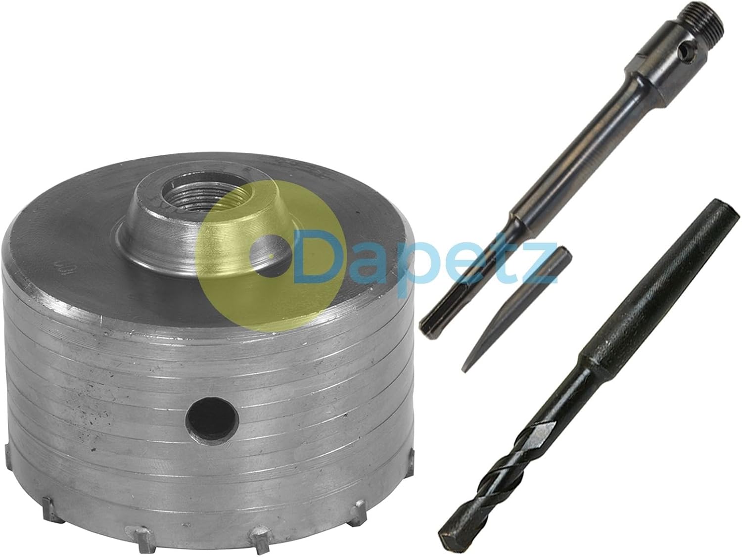 Dapetz ® TCT Core Drill Bit 100mm Hole Saw Masonry Stone Brick SDS Plus
