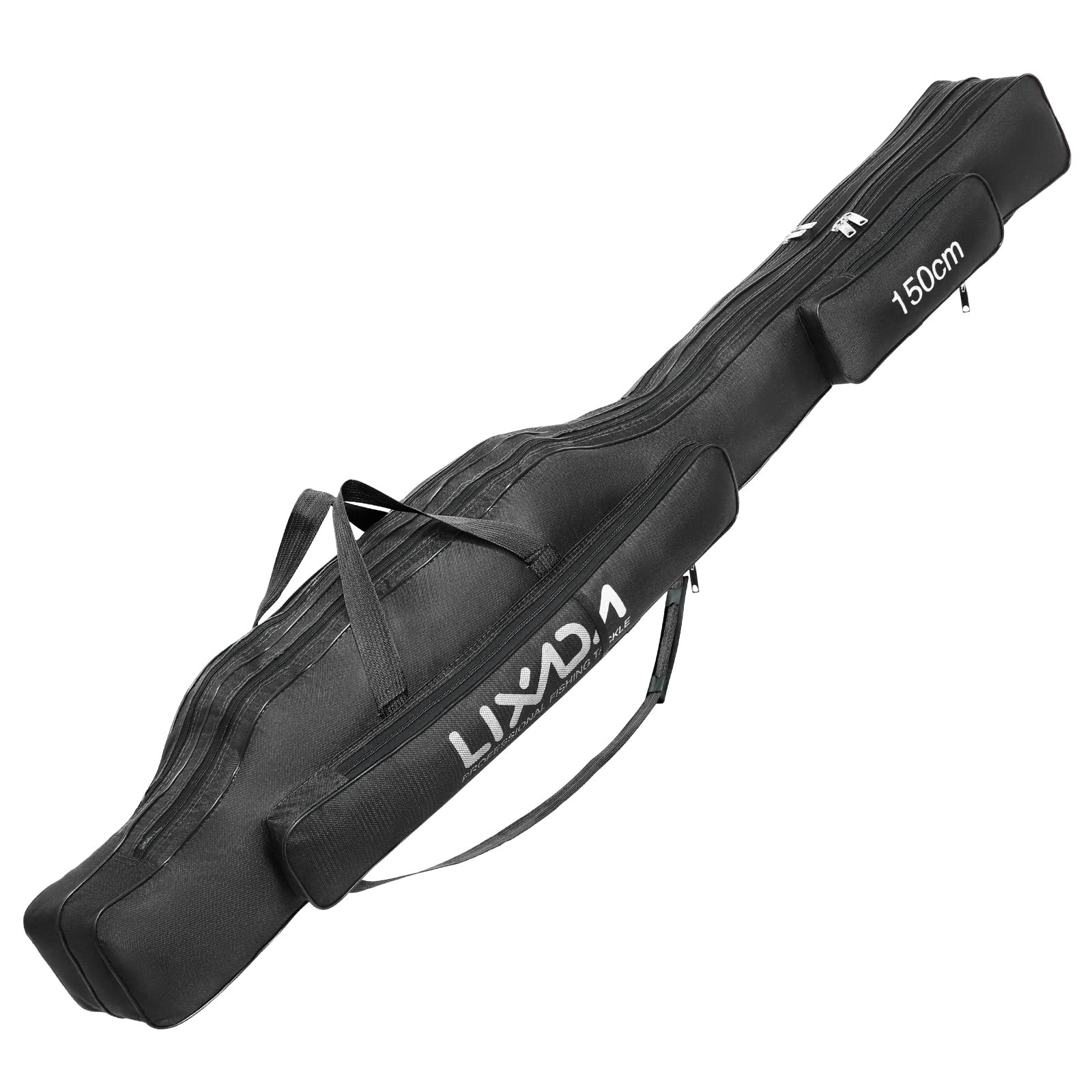 Photo 1 of Lixada Fishing Rod Case, Portable Folding Fishing Rod Case Fishing Pole Reel Storage Bag Fishing Gears Organizer