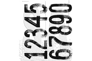 ART GONE WILD Tim Holtz Cling Stamps 7"X8.5" Paint by Number