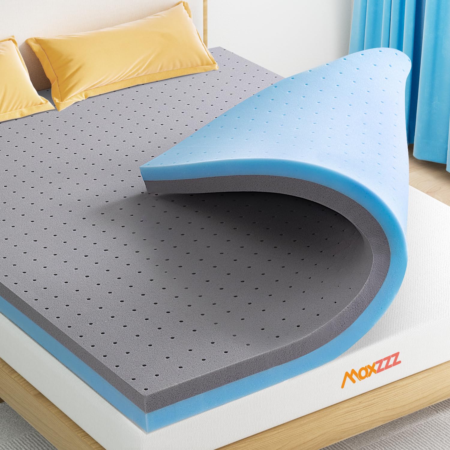 Photo 1 of *Factory Sealed*
Maxzzz Mattress Topper King, 4 Inch High-Density Gel Memory Foam Mattress Topper & Bamboo Foam Bed Topper Pressure Relief Surmatelas Simple CertiPUR-US Certified