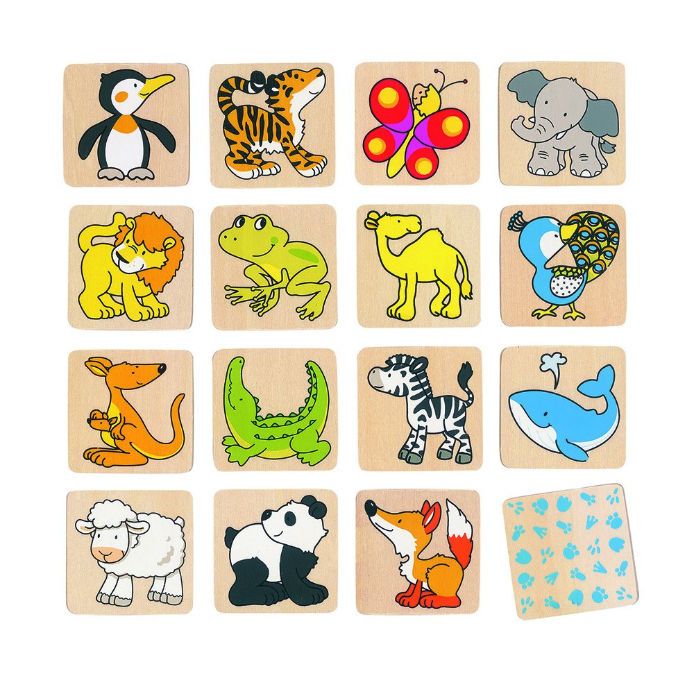 Memory Zoo Animals Game Toys & Games