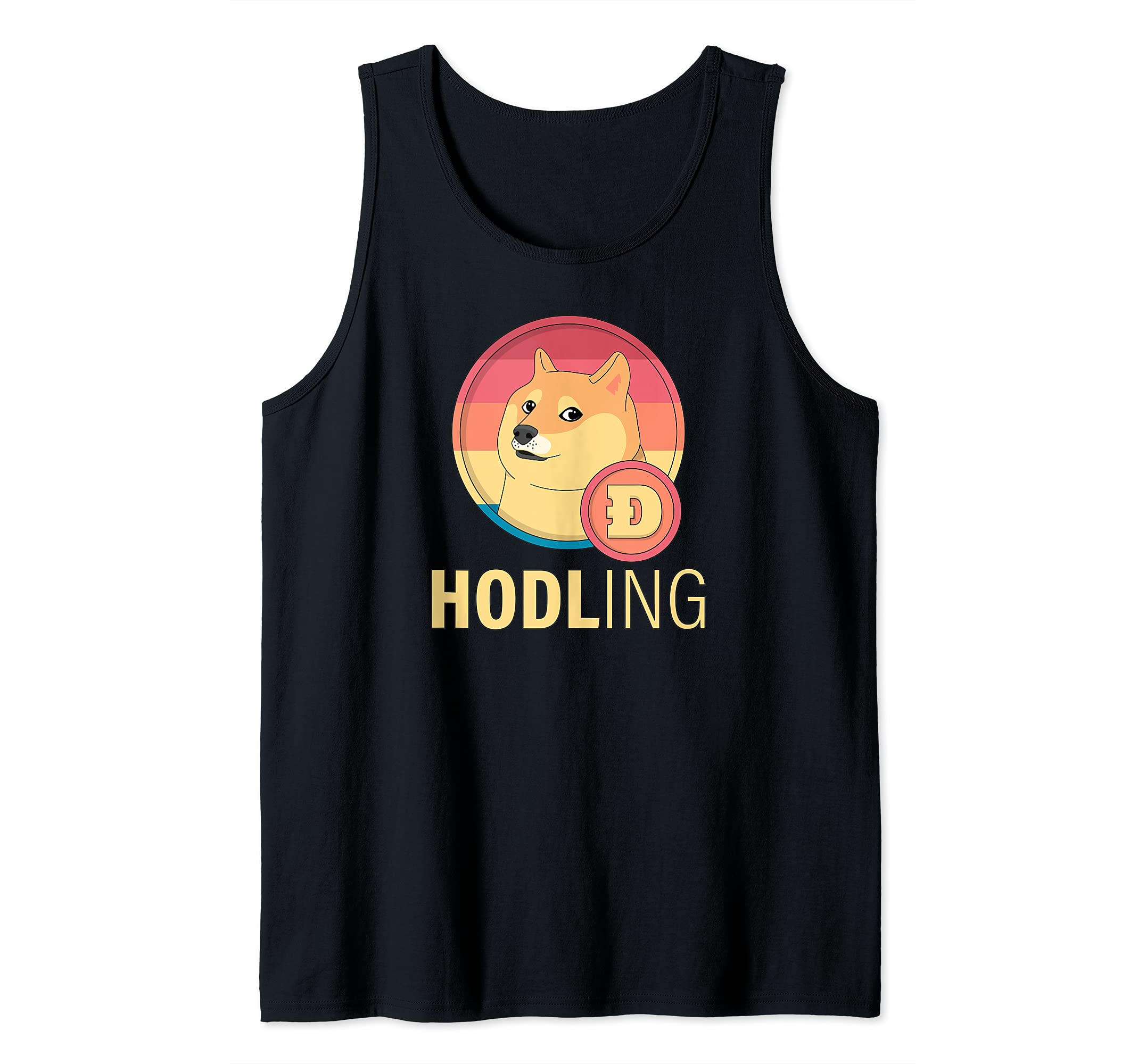 Hodling Doge Coin Crypto Digital Currency Cryptocurrency Buy Tank Top