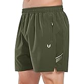 NORTHYARD Men's Athletic Running Shorts 5" Quick Dry Lightweight with Zip Pockets Gym Workout Active