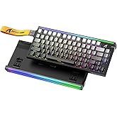 ATTACK SHARK R85HE Wired 75% Hall Effect Rapid Trigger Mechanical RGB Gaming Keyboard with 8K Polling,0.05mm RT Accuracy,0.08