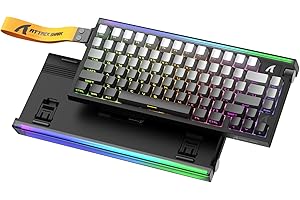 ATTACK SHARK R85HE Wired 75% Hall Effect Rapid Trigger Mechanical RGB Gaming Keyboard with 8K Polling,0.05mm RT Accuracy,0.08