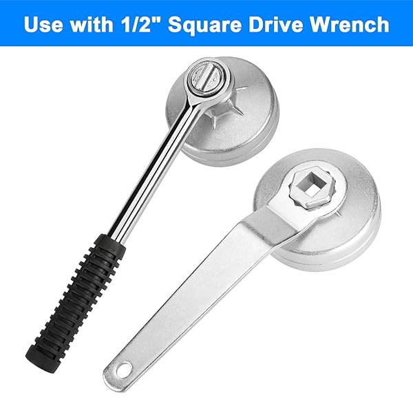 BETOOLL 23PCS OIL FILTER WRENCH SET, OIL FILTER SOCKET SET WITH 65, 67, 72, 73, 74, 75, 76, 79, 84, 89, 91, 92, 95, 101MM, COMPATIBLE WITH TOYOTA VW BMW GMC SIERRA FORD VOLVO