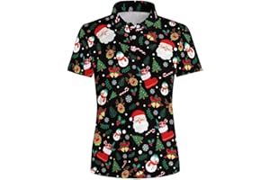 HUURAY Womens Golf Shirt Women Polo Shirts Golf Outfits for Women Golf Gifts for Golf Lover Shirts for Women Golf Apparel