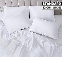 Utopia Bedding Standard Pillow Cases - Pack of 4