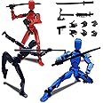 CORCEP T13 Action Figure Set, 3D Printed Multi-Jointed Movable Robot Dummy Set Lucky 13 Action Figure Articulated, for Collectors Desktop Decorations (3pcs)
