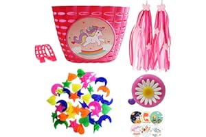 Kids Bicycle Handlebar Basket, Mini Storage Basket for Boys Girls Bikes and Scooters