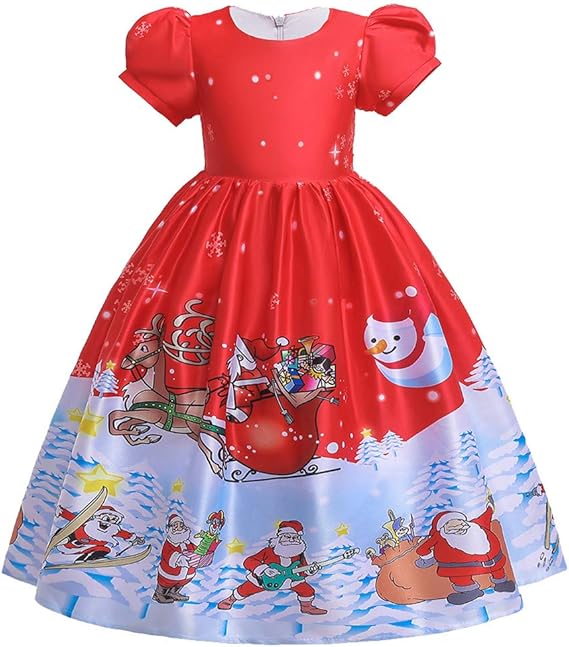 Amazon ベビー服 ベビー服 女の子 ドレス 子ども パーティーワンピース キッズ チュチュドレス 赤ちゃん プリンセスドレス 可愛い ワンピース フォーマル 子供服 コスチューム 幼児 クリスマス セレモニー お姫様 スカート ミニ パフスリーブ 発表会 ホワイト 150