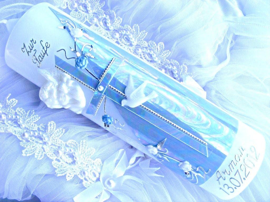 VT-14 Christening/Communion Candles for Boys or Girls 400/40 mm