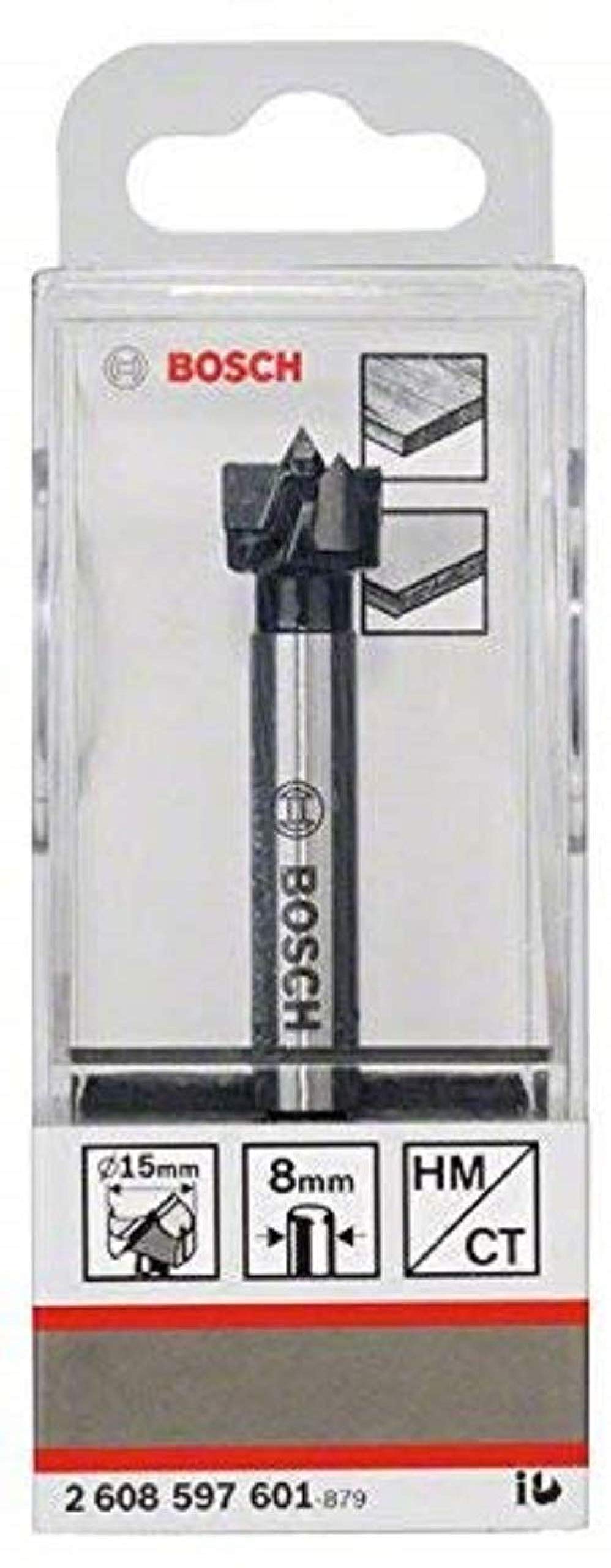 Bosch Professional 1 pc. tungsten carbide hinge cutting bit (Ø 15 mm, Accessory rotary drill)