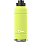 bubba Trailblazer Insulated Stainless Steel Water Bottle with Straw Lid, 40oz, Limelight Powder Coat