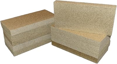 The Stove Wizard Vermiculite Bricks Pack 10 230x114x25mm For Wood Multi Fuel