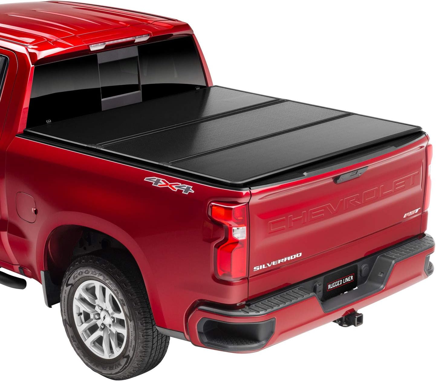Rugged Liner E-Series Hard Folding Truck Bed Tonneau Cover | EH-C899 | Fits 1988 - 2007 GMC/Chevy Sierra/Silverado 8' 0" Bed (96")