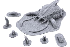 EnderToys Kraken, 3D Printed 28mm Miniatures for Tabletop RPGs and Wargames