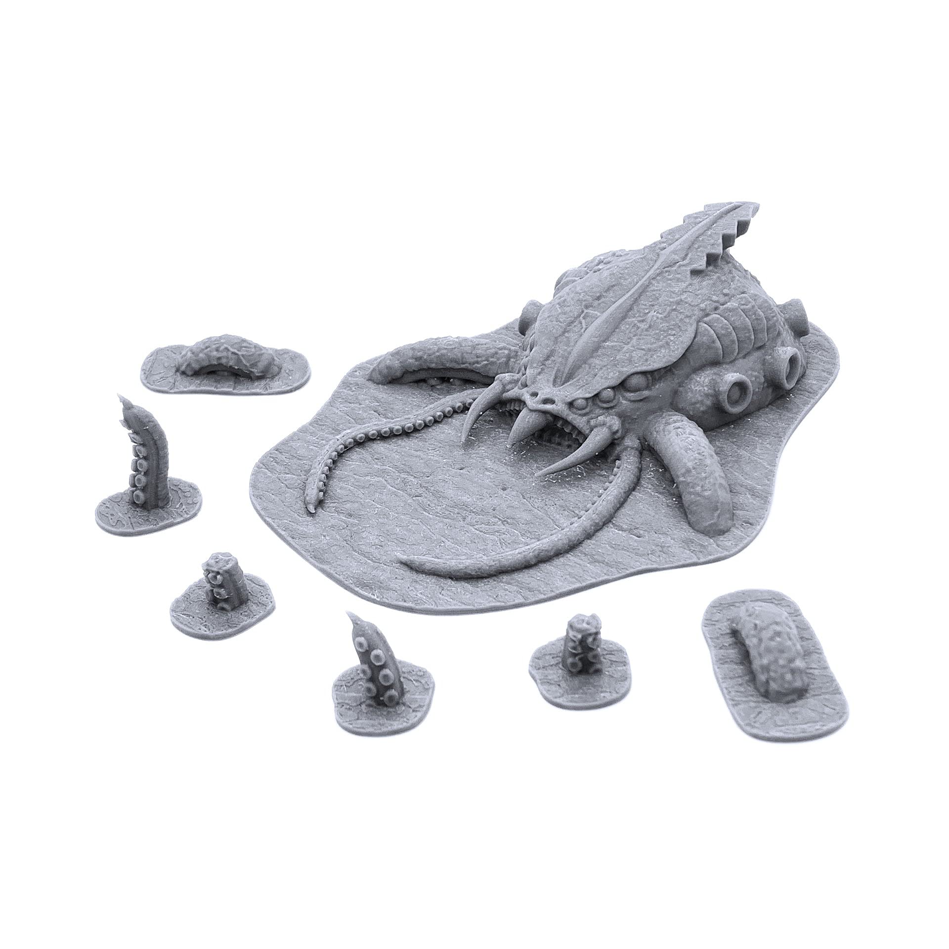 EnderToys Kraken, 3D Printed 28mm Miniatures for Tabletop RPGs and Wargames