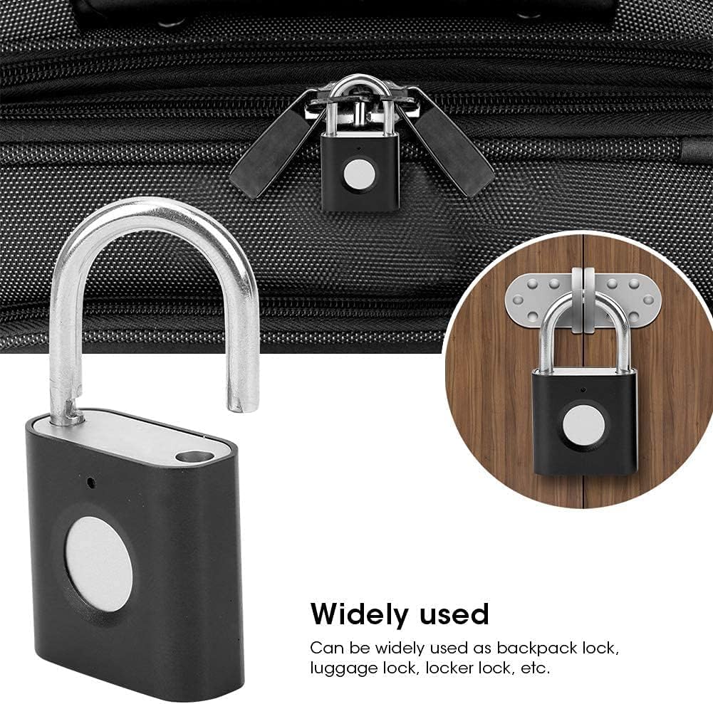 Mua Fingerprint Identification Padlock, No Keys, Small Padlock, Locker ...