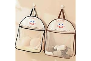 2 PCS Hanging Storage Bag, Bra, Underwear, Socks Travel Organizer - with Zippered Mesh, Portable Wardrobe Drawer Organizer fo