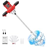 SILVEL Cement Mixer, 2300W Handheld Electric