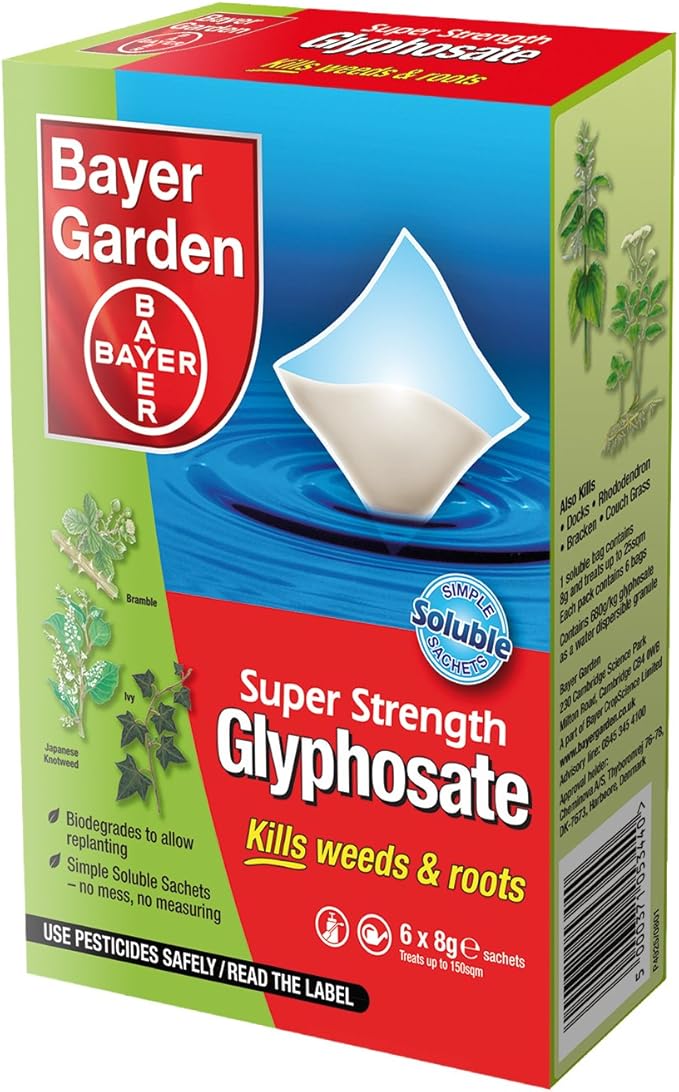 Bayer Garden Super Strength Glyphosate (6 Sachet) Amazon.co.uk Garden