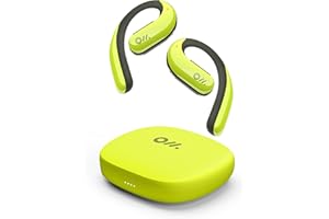 Oladance OWS Pro Open Ear Bluetooth Headphones with Multipoint Connection, Up to 58 Hours Playtime Air Conduction Headphones with Charging Case, Android&iPhone Compatible, Sound Green