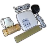FloodStop Water Heater Leak Detector Kit, 3/4" Compression | Automatic Water Shut-Off and Visual/Audible Alarms