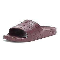 adidas Women's Adilette Aqua Slide Sandal, Aurora