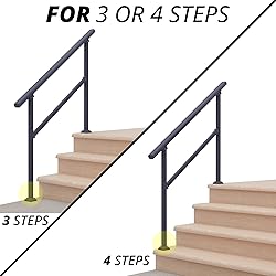 CR Fence & Rail Hand Rails for Outdoor Steps, 4
