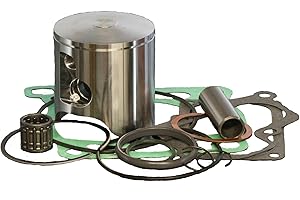 Wiseco PK1168 66.40 mm 2-Stroke Motorcycle Piston Kit with Top-End Gasket Kit, Silver