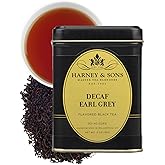 Harney & Sons Decaffeinated Earl Grey Tea, Loose Leaf 3 ounce tin