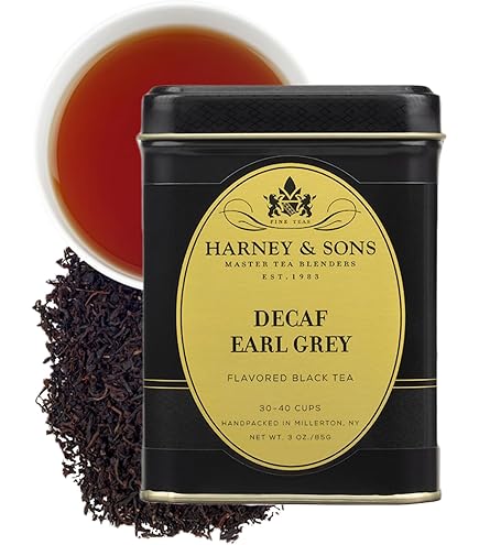 Amazon.com : Harney & Sons Fine Teas All Natural Decaf Earl Grey