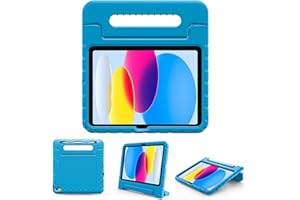 ProCase Kids Case for iPad (A16) 11th Generation 2025/ iPad 10th Generation 2022 10.9 Inch with Pencil Holder, Shockproof Kid