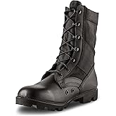 Belleville Men's 8" Canopy Jungle Boot - Breathable Tactical Boots - Shock-Absorbing Military Footwear - Panama Outsole Shoes - Full-Grain Cattlehide Leather - Soft-Toe Style - Low Heel Construction