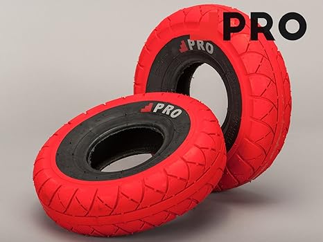 red and black bmx tires