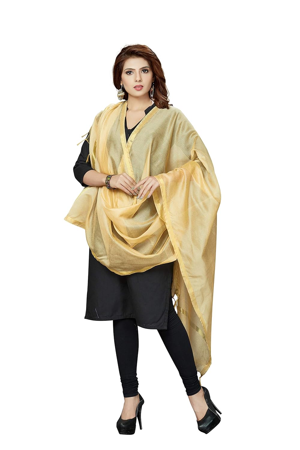 rani saahiba women's art silk dupatta