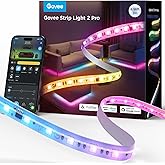 Govee RGBIC Strip Light 2 Pro with Matter, 6.56ft Smart LED Strip Lights Compatible with Alexa and Google Assistant, Color Ch