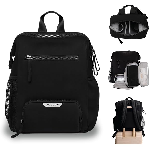 Amazon.com: 7AMEnfant Sydney Diaper Backpack - Black, One  display picture 2