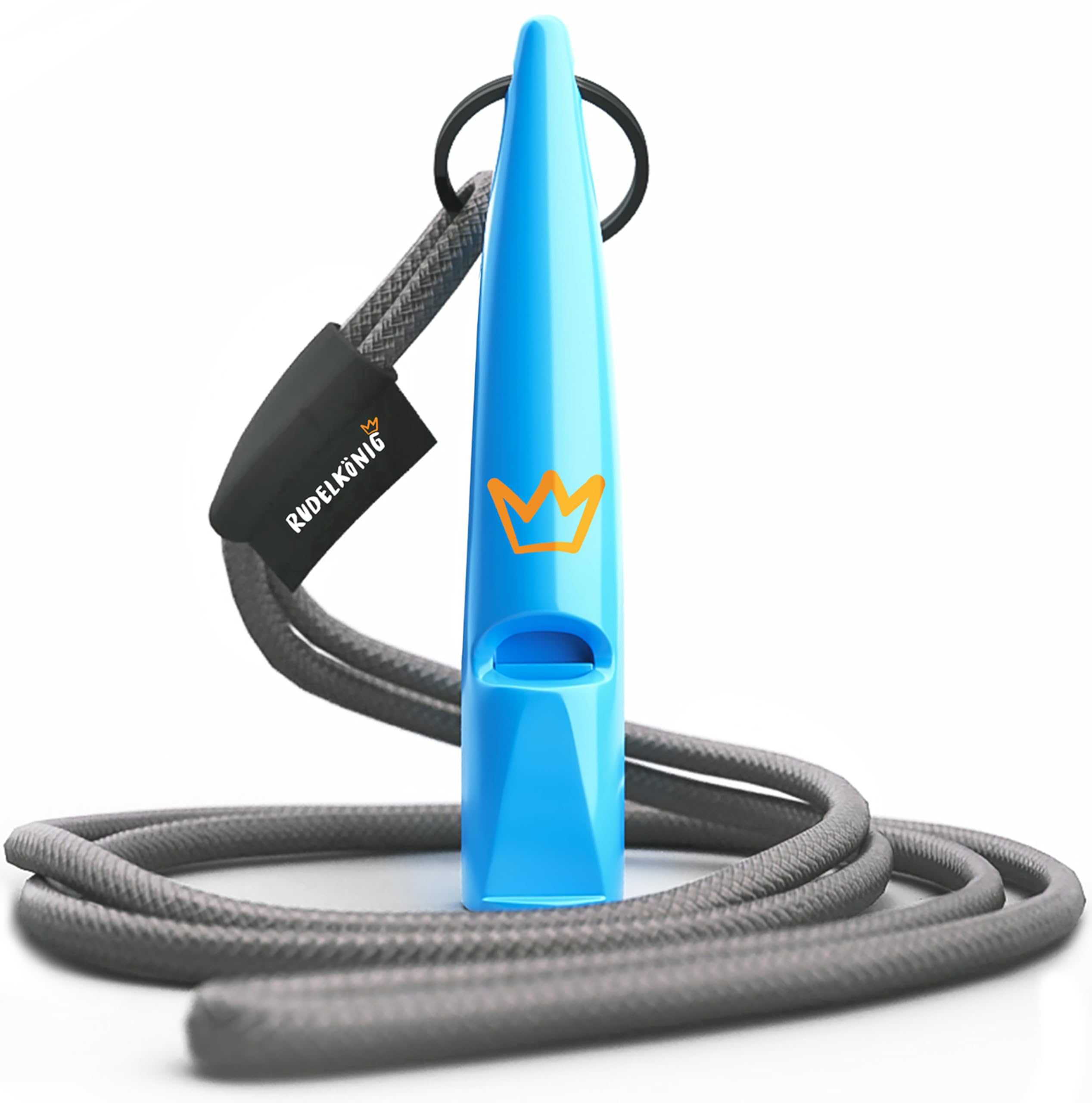 Rudelkönig Dog whistle with whistle strap - Professional training whistle with standardized frequency - Ideal for dog training