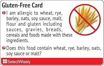 Amazon Com Gluten Free Translation Card Translated In Urdu Or