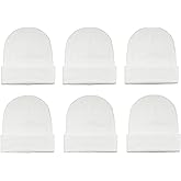 Gelante Unisex Knitted Winter Beanie Hat 6 Pcs