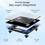 Himaly Digital Bathroom Scale 400 lb Body Fat BMI Bluetooth Smart Scale view 4