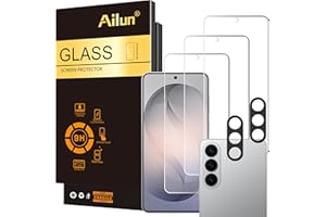 Ailun Glass Screen Protector for Galaxy S26+ / S26 Plus [6.7 Inch] 3Pack+2Pack Camera Lens Tempered Glass Fingerprint Unlock 