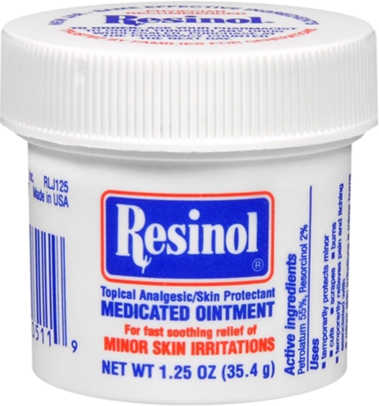Resinol Medicated Ointment 1.25 oz (Pack of 8) Health & Personal Care